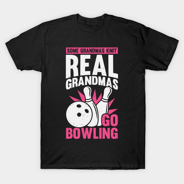 Bowling Player Grandma Bowler Grandmother Gift T-Shirt by Dolde08